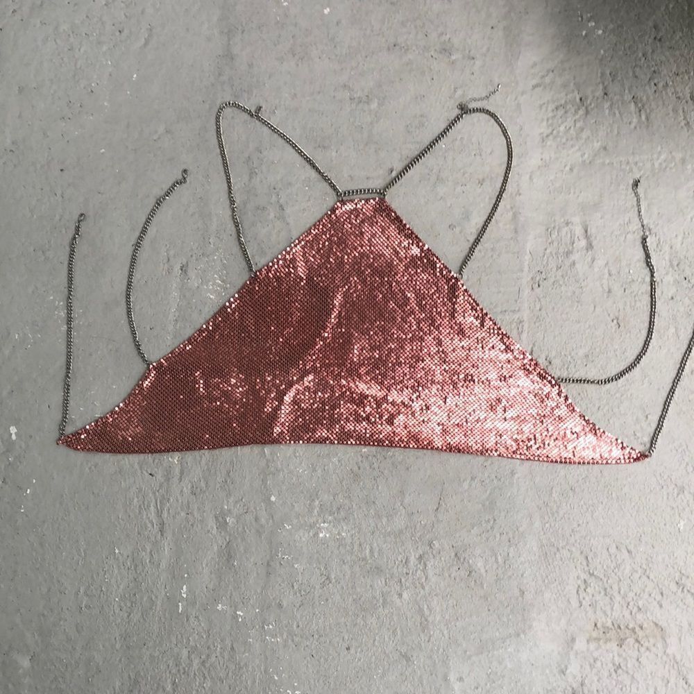 Mesh halter top - Picture 1 of 5